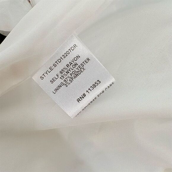 Sugarlips Women's Floral Ruffle Back Tie Midi Dress Size M - Picture 8 of 8